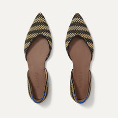 The D'Orsay Point - Shortbread Stripe